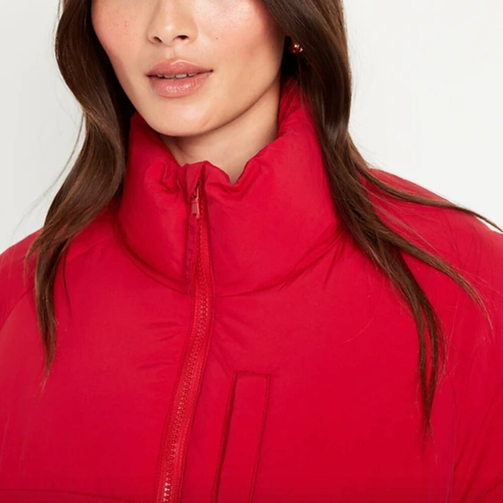 Old Navy Oversized Crop Puffer Jacket - Picture 2 of 5